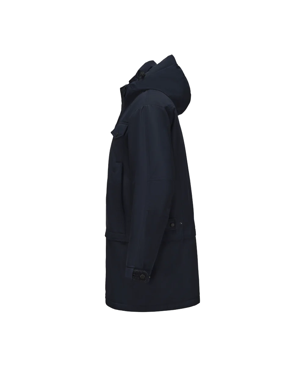 Denim Line Mid-Length Down Jacket - DJ 25008 - Image 8