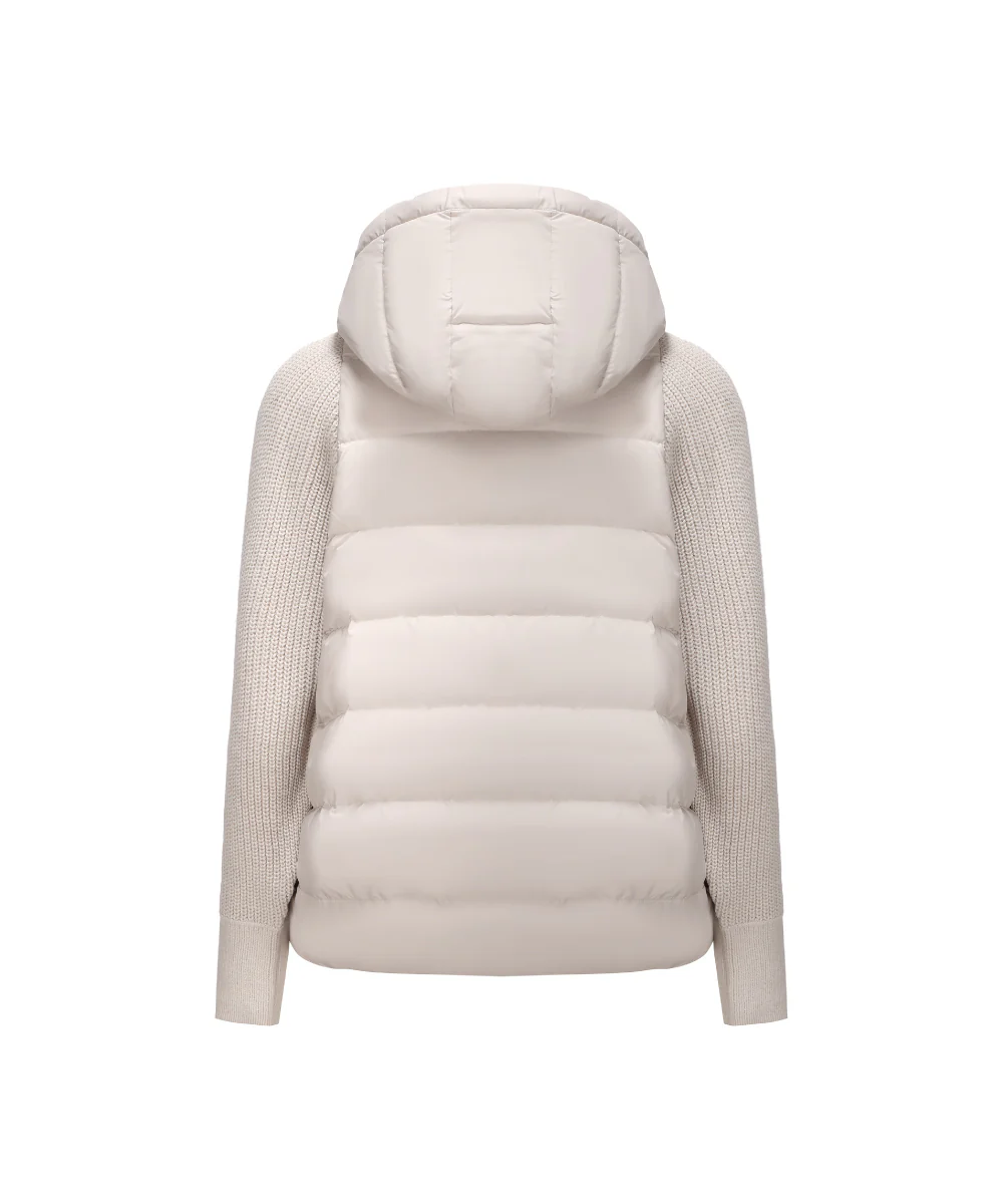 Dual Texture Dolman Sleeve Down Jacket - DJW 25015 - Image 7